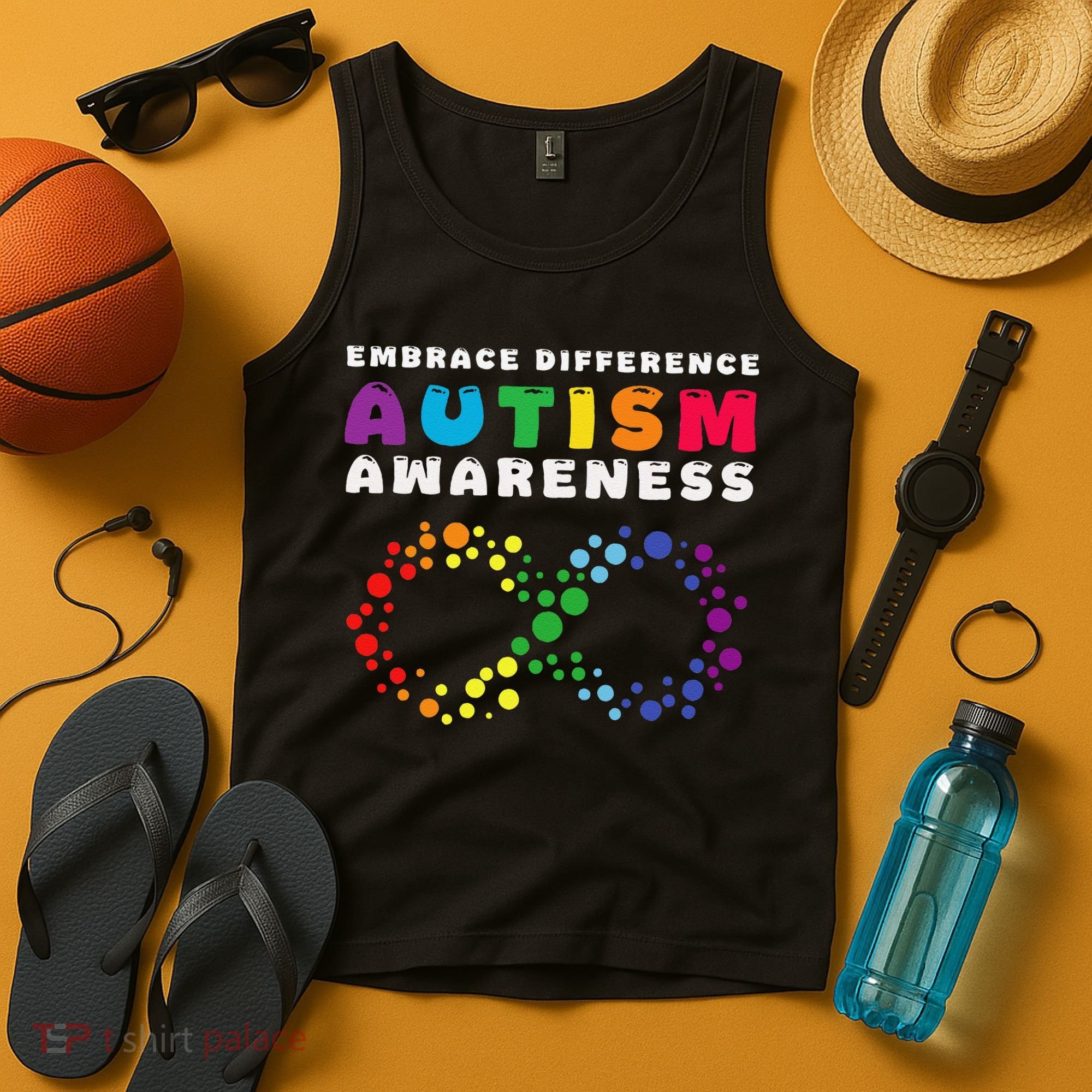 Autism Embrace The Spectrum Autism Awareness Tank Top