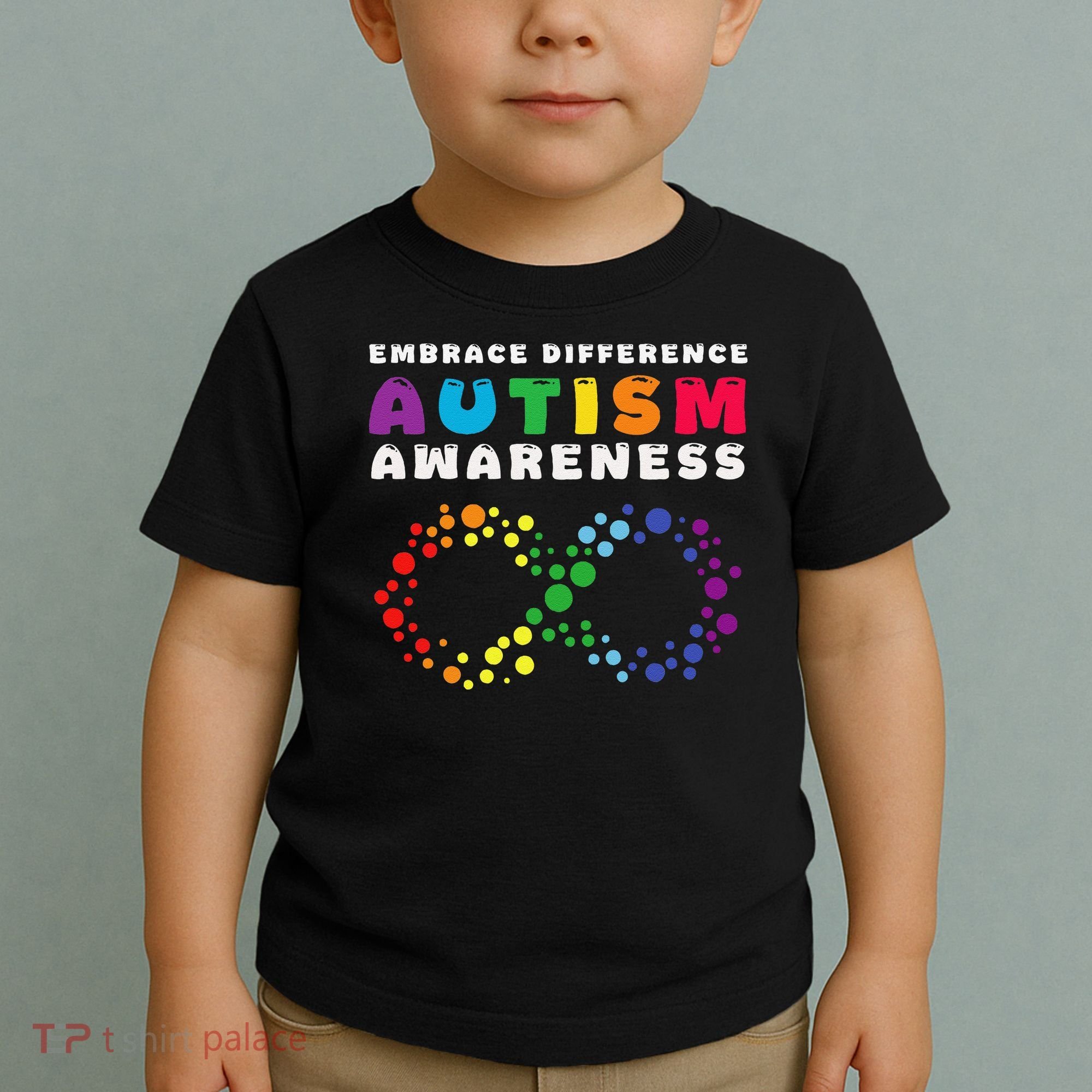 Autism Embrace The Spectrum Autism Awareness Toddler T-Shirt