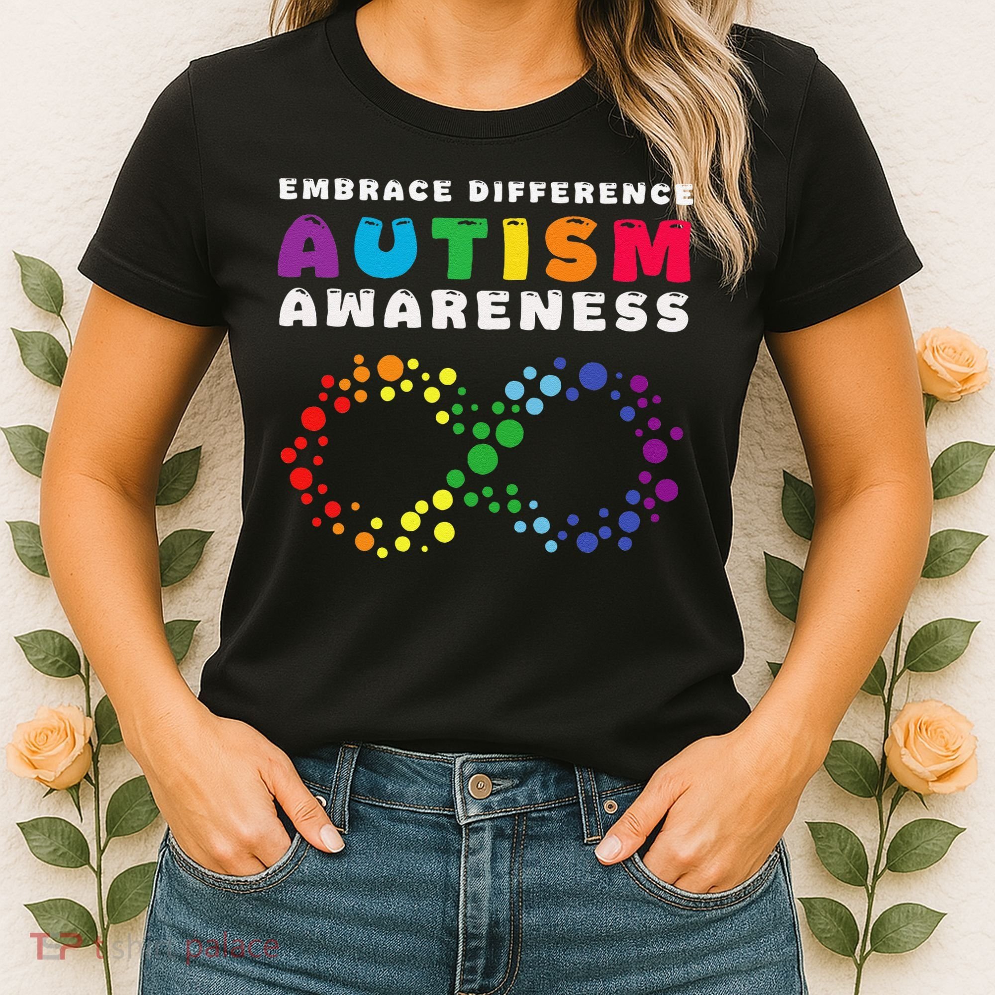 Autism Embrace The Spectrum Autism Awareness Women's T-Shirt