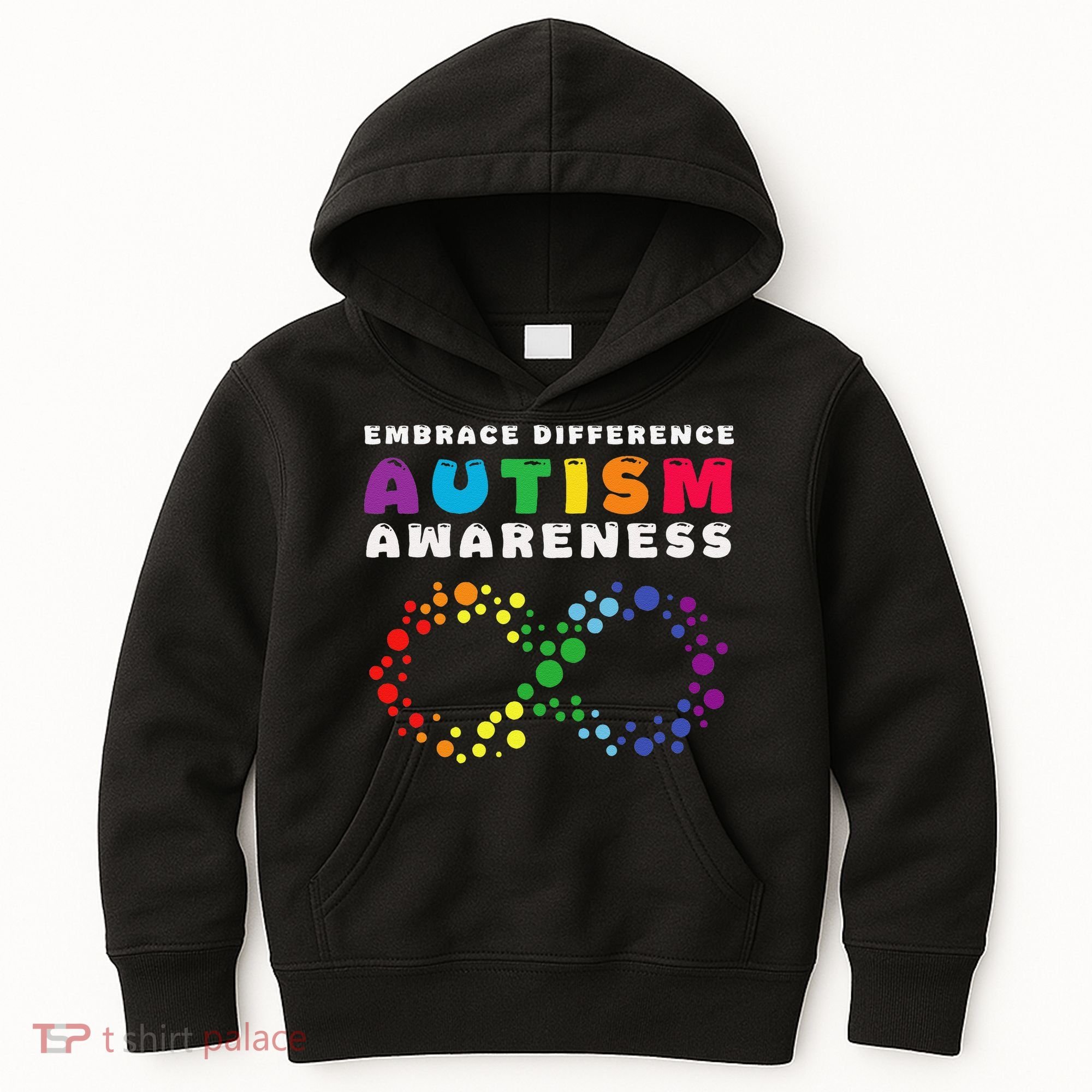 Autism Embrace The Spectrum Autism Awareness Kids Hoodie