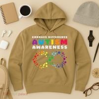 Autism Embrace The Spectrum Autism Awareness Hoodie thumb 3