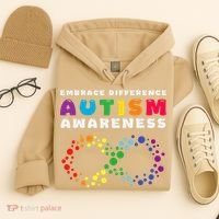 Autism Embrace The Spectrum Autism Awareness Hoodie thumb 4