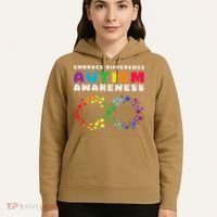 Autism Embrace The Spectrum Autism Awareness Hoodie thumb 5
