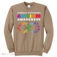 Autism Embrace The Spectrum Autism Awareness Sweatshirt thumb 0