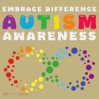 Autism Embrace The Spectrum Autism Awareness Kids T-Shirt thumb 2