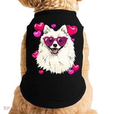 American Eskimo Valentines Day Heart Dog Lover Doggie Tank