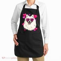 American Eskimo Valentines Day Heart Dog Lover Apron thumb 2