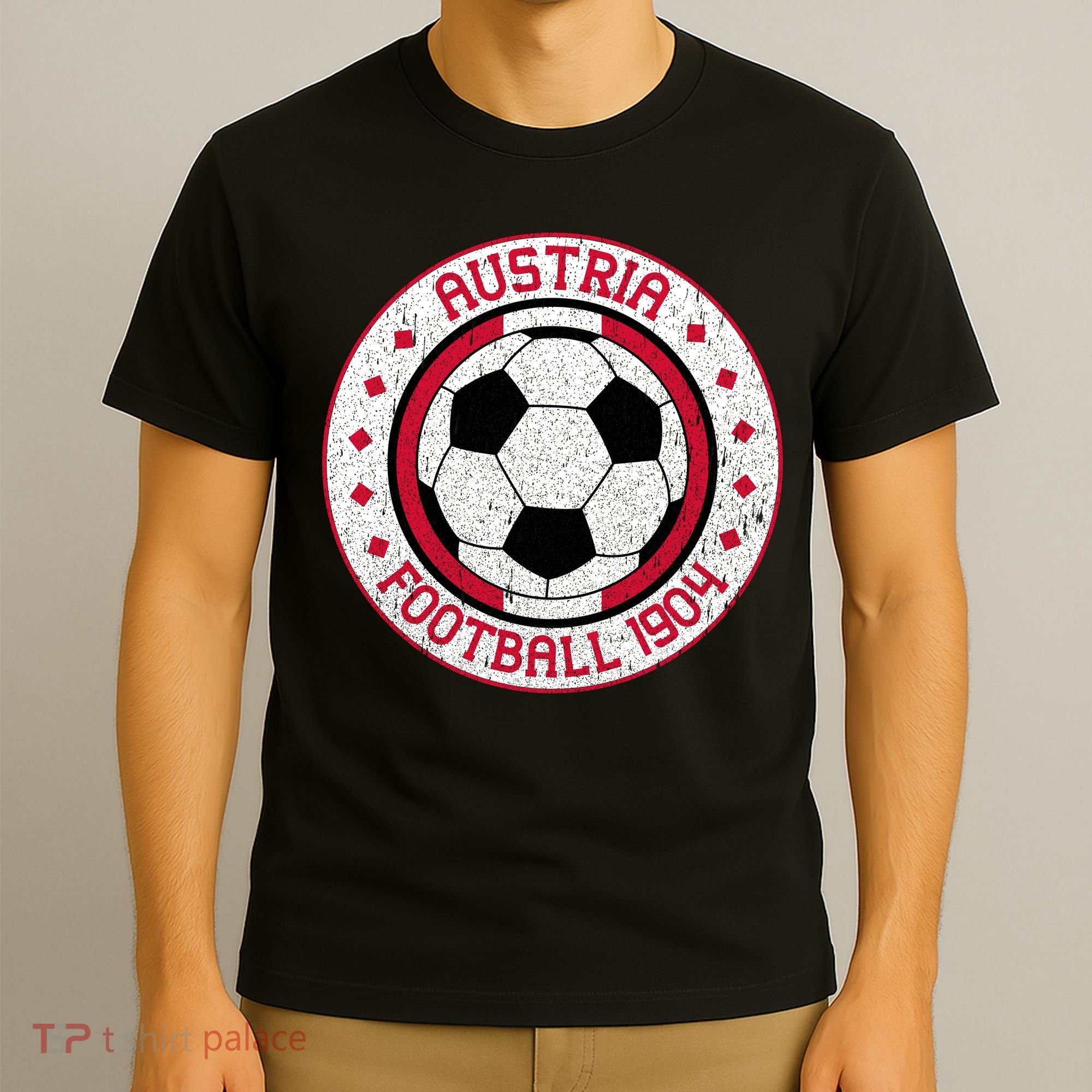 Austria Football 1904 Vintage Soccer T-Shirt