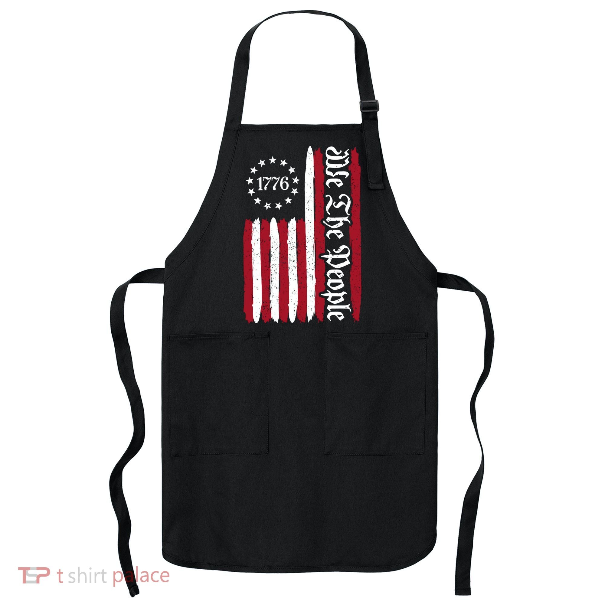 American Flag 1776 We The People Founding Fathers Constitution Apron