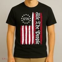 American Flag 1776 We The People Founding Fathers Constitution T-Shirt thumb 3