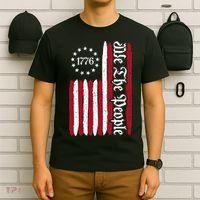 American Flag 1776 We The People Founding Fathers Constitution T-Shirt thumb 6