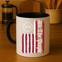 American Flag 1776 We The People Founding Fathers Constitution Coffee Mug thumb 4