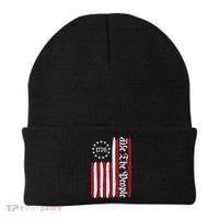 American Flag 1776 We The People Founding Fathers Constitution Beanie thumb 0