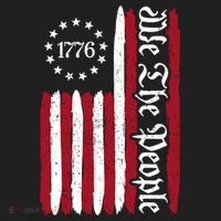 American Flag 1776 We The People Founding Fathers Constitution Beanie thumb 2