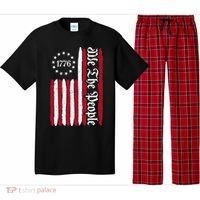 American Flag 1776 We The People Founding Fathers Constitution Pajama Set thumb 0