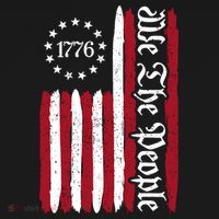 American Flag 1776 We The People Founding Fathers Constitution Women's Hoodie thumb 2