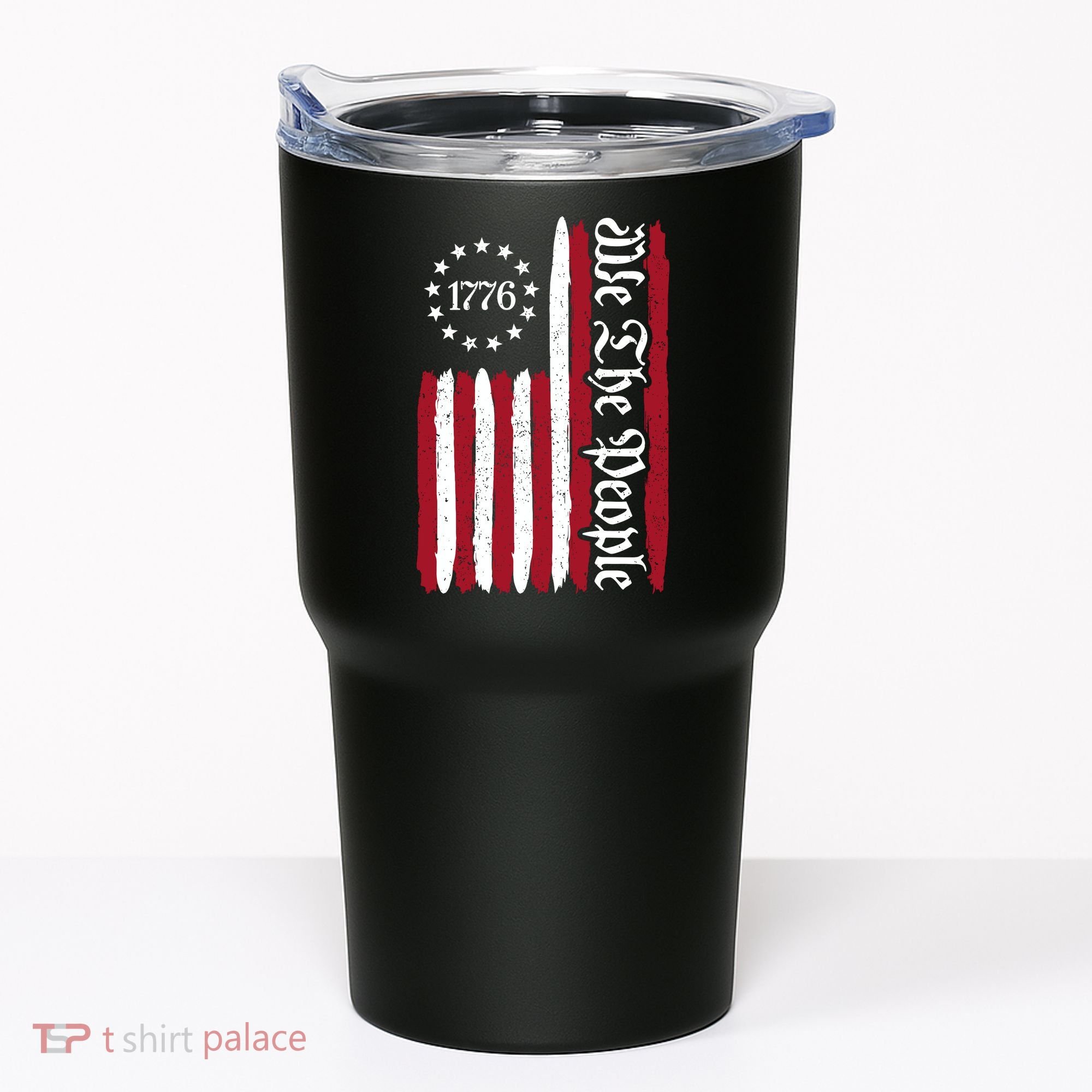 American Flag 1776 We The People Founding Fathers Constitution Tumbler