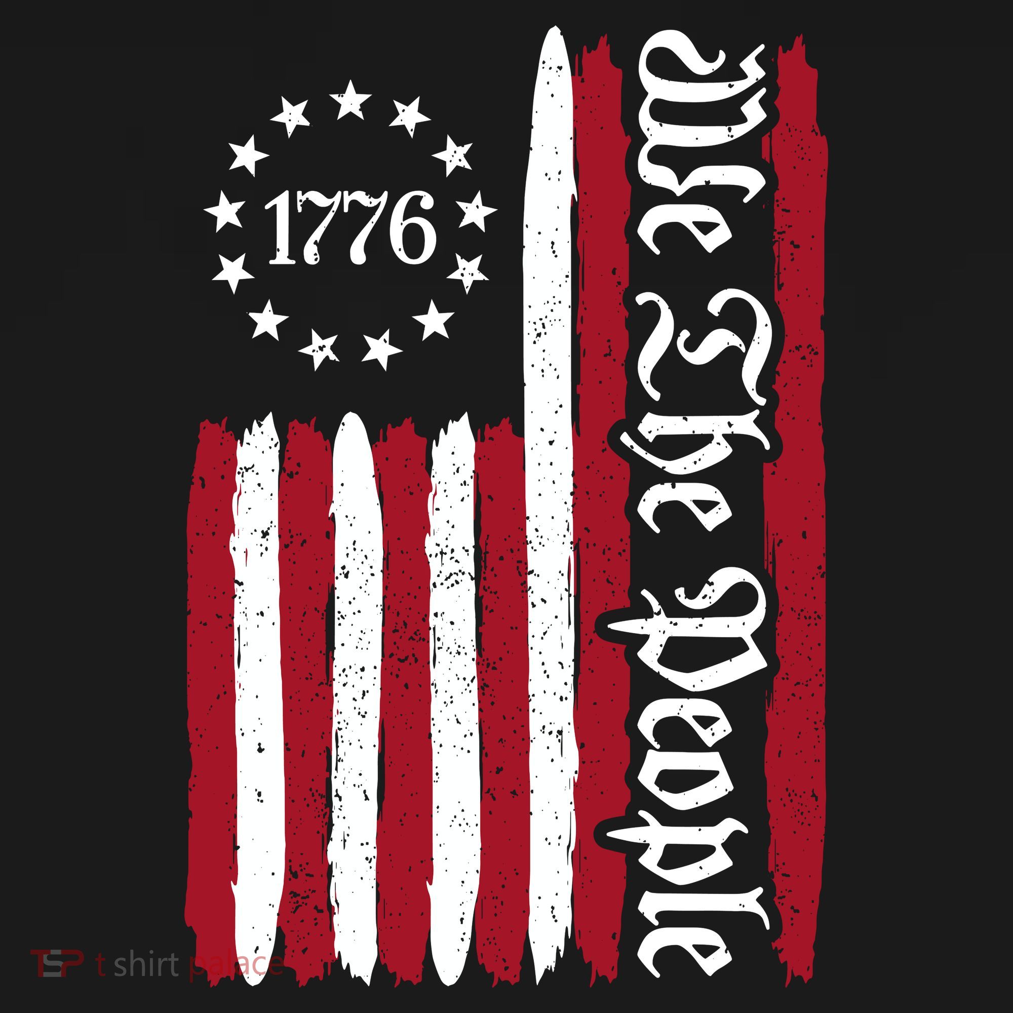American Flag 1776 We The People Founding Fathers Constitution Mousepad