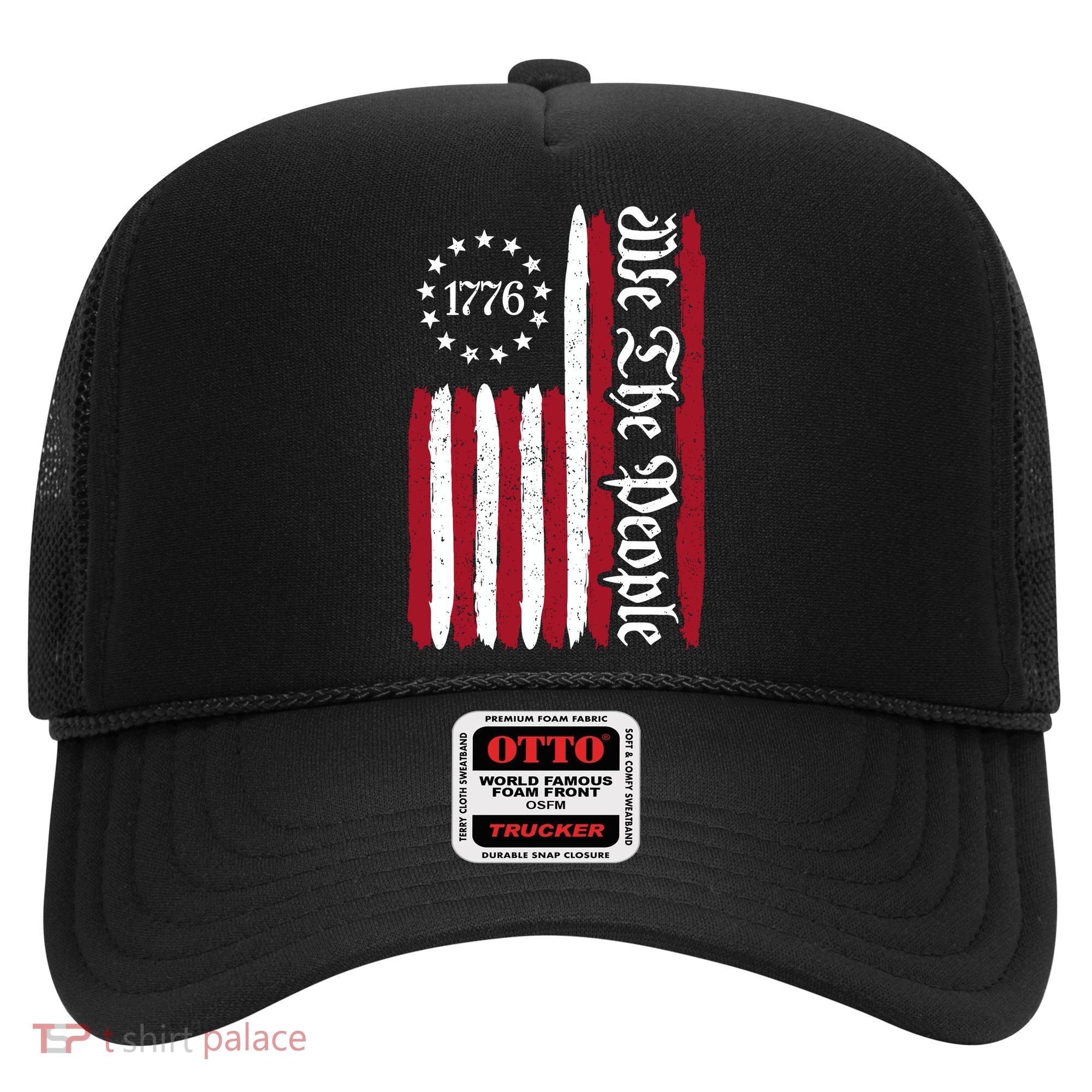 American Flag 1776 We The People Founding Fathers Constitution Hat