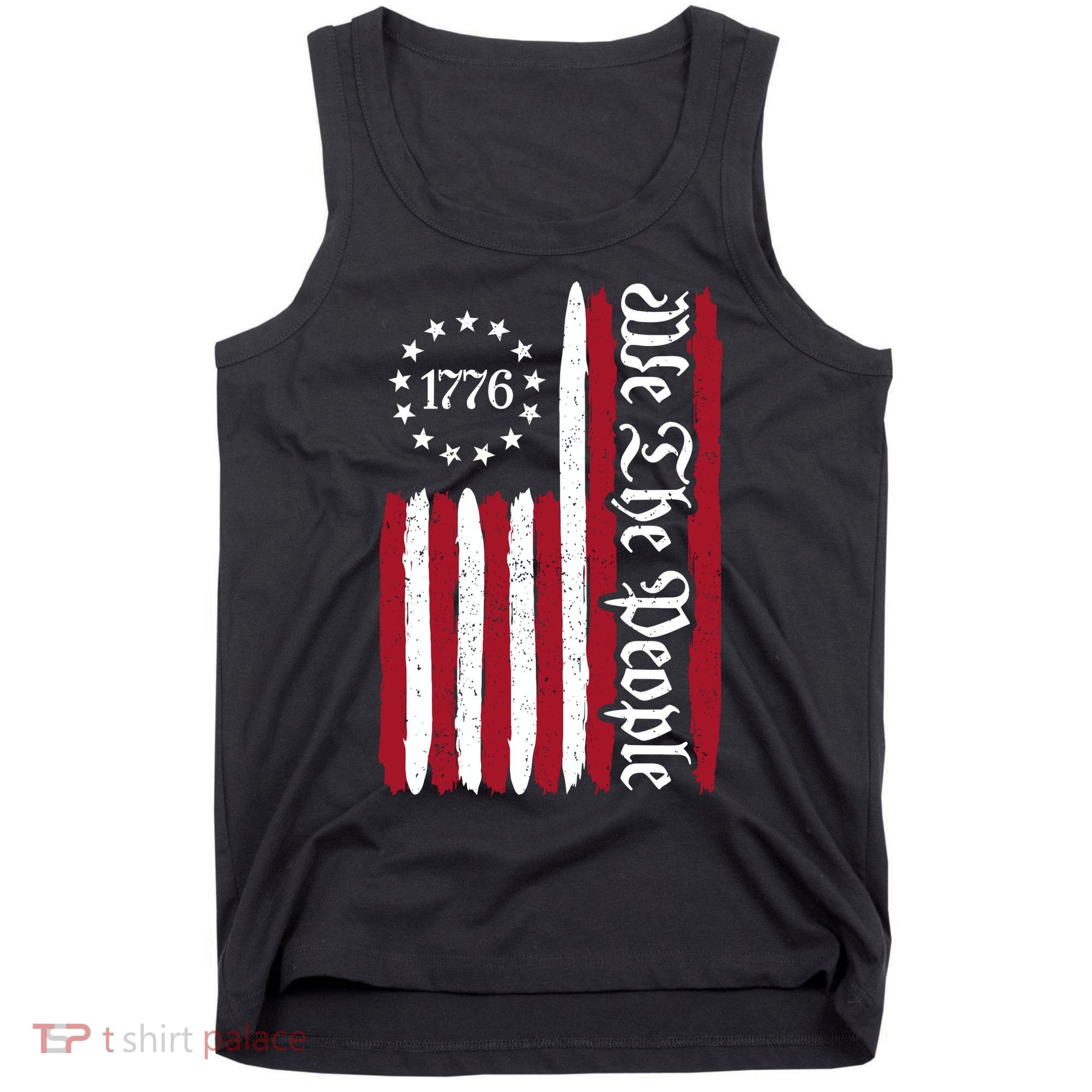 American Flag 1776 We The People Founding Fathers Constitution Tank Top
