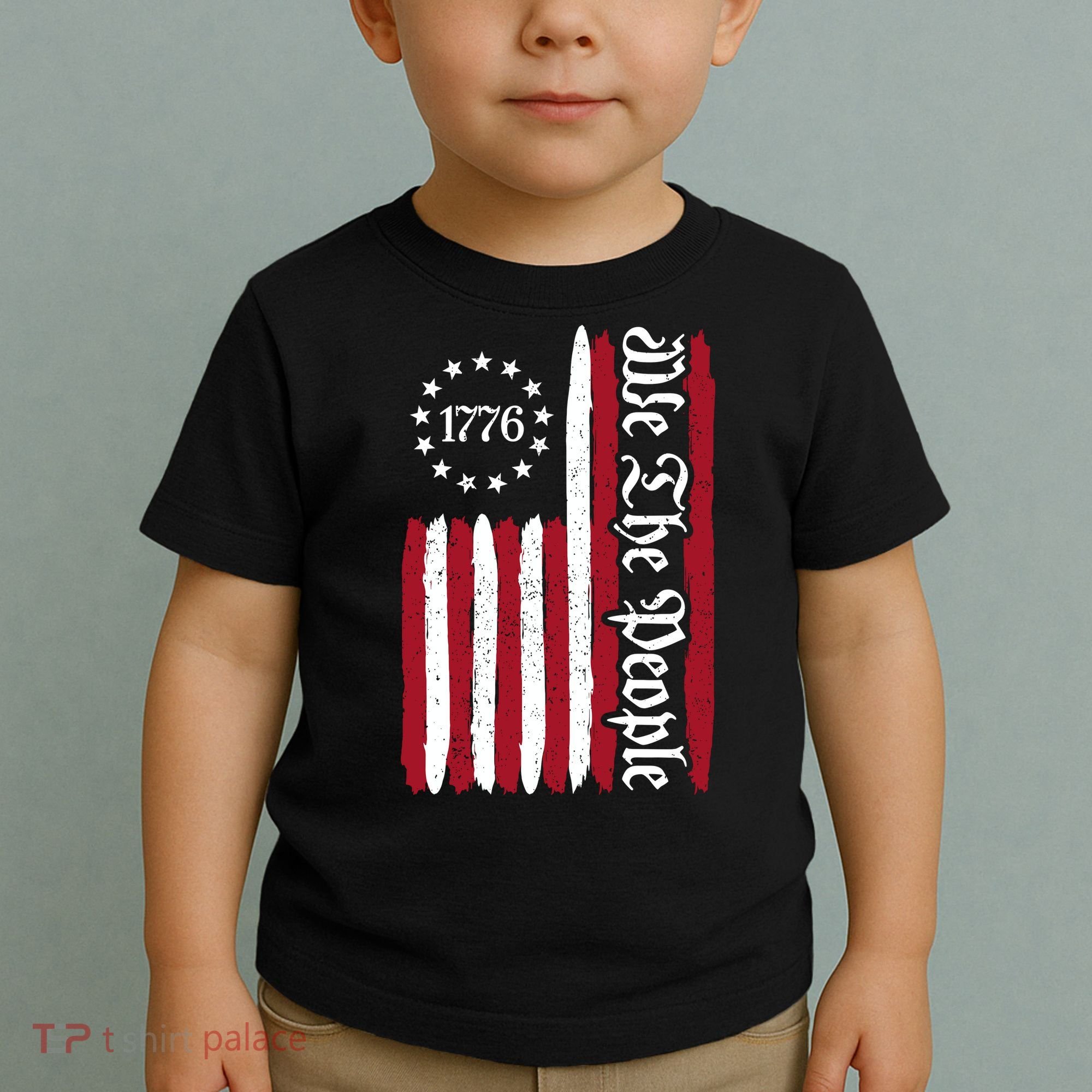 American Flag 1776 We The People Founding Fathers Constitution Toddler T-Shirt