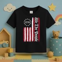 American Flag 1776 We The People Founding Fathers Constitution Toddler T-Shirt thumb 3