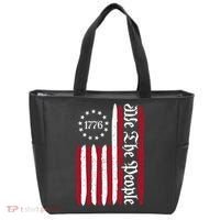 American Flag 1776 We The People Founding Fathers Constitution Tote Bag thumb 0