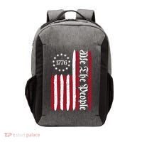 American Flag 1776 We The People Founding Fathers Constitution Vector Backpack thumb 0