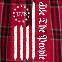 American Flag 1776 We The People Founding Fathers Constitution Men's Flannel Plaid Pajama Pants thumb 2