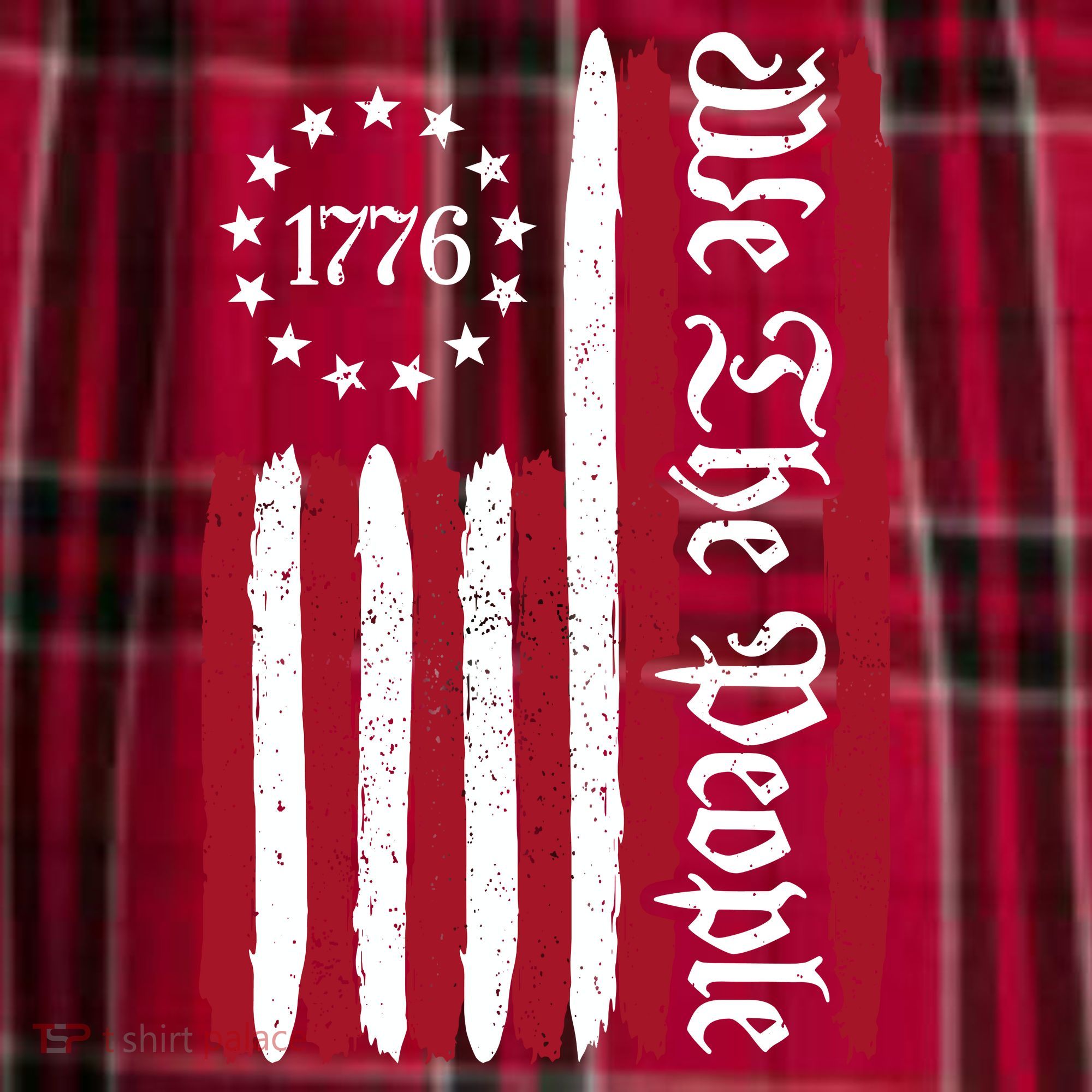 American Flag 1776 We The People Founding Fathers Constitution Men's Flannel Plaid Pajama Pants