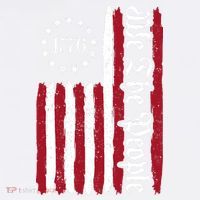 American Flag 1776 We The People Founding Fathers Constitution Garment-Dyed Sweatshirt thumb 2