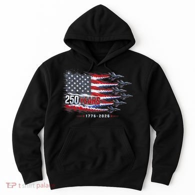 Air Force 250 Years USA Flag 250th Anniversary  Hoodie