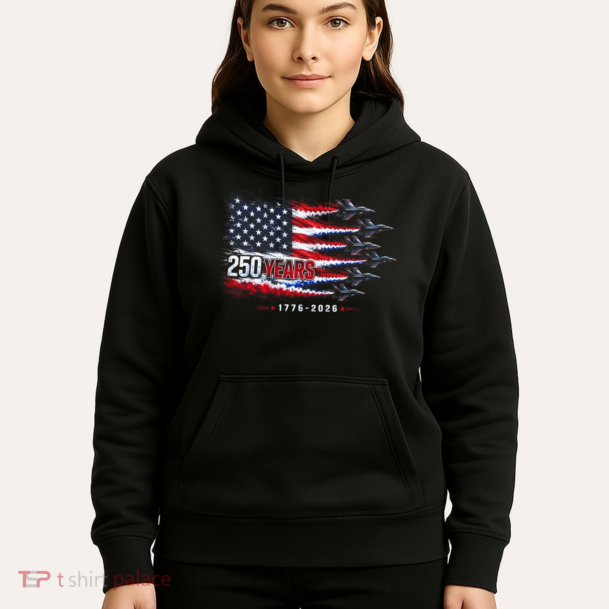 Air Force 250 Years USA Flag 250th Anniversary  Hoodie