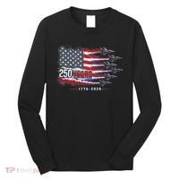 Air Force 250 Years USA Flag 250th Anniversary  Long Sleeve Shirt thumb 0