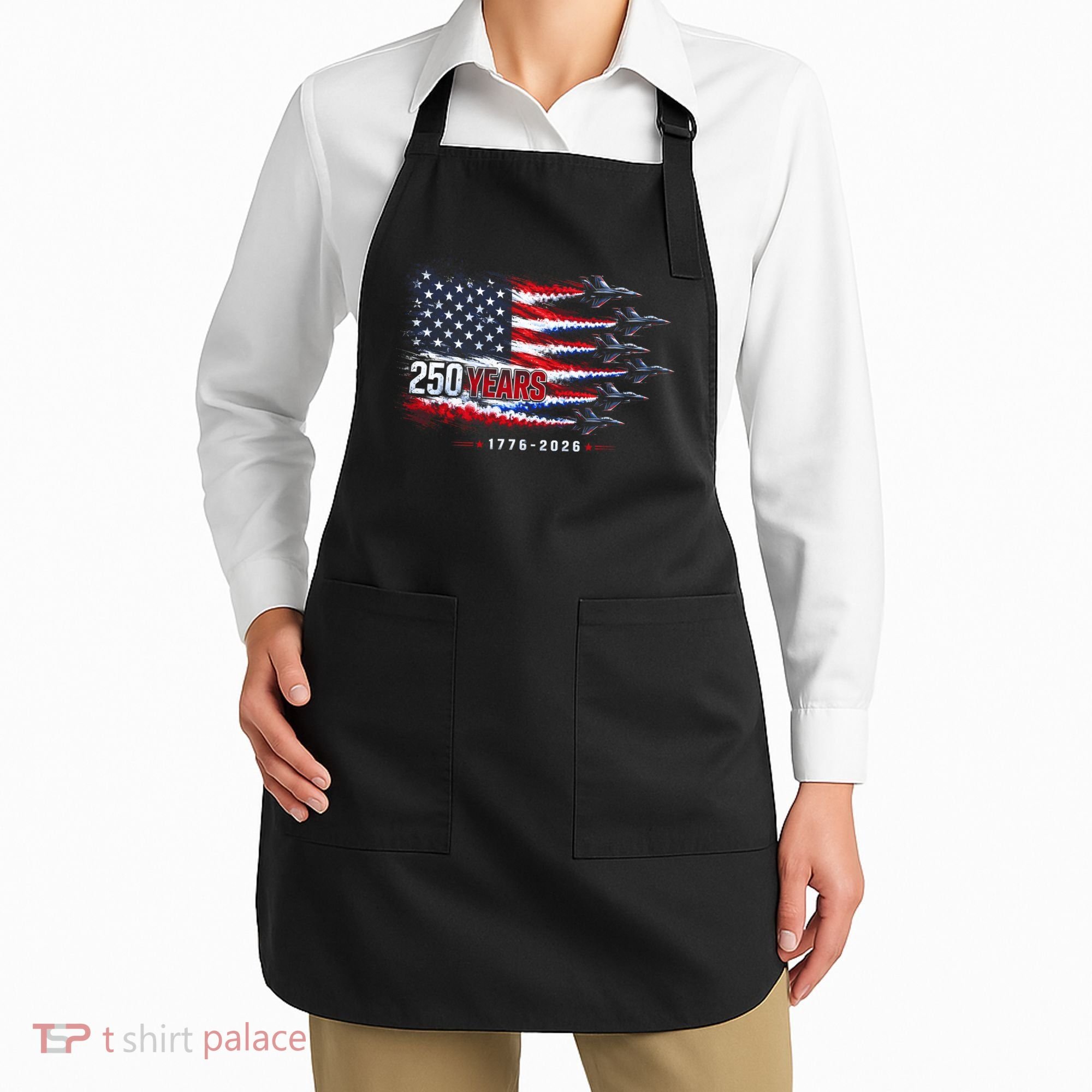 Air Force 250 Years USA Flag 250th Anniversary  Apron