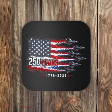 Air Force 250 Years USA Flag 250th Anniversary  Coaster