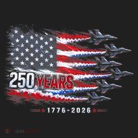 Air Force 250 Years USA Flag 250th Anniversary  Tumbler thumb 3