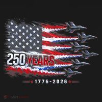 Air Force 250 Years USA Flag 250th Anniversary  Mousepad thumb 1