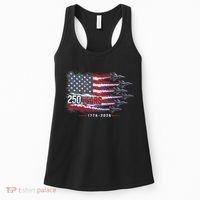 Air Force 250 Years USA Flag 250th Anniversary  Women's Tank Top thumb 0