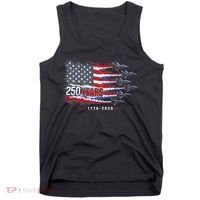 Air Force 250 Years USA Flag 250th Anniversary  Tank Top thumb 0