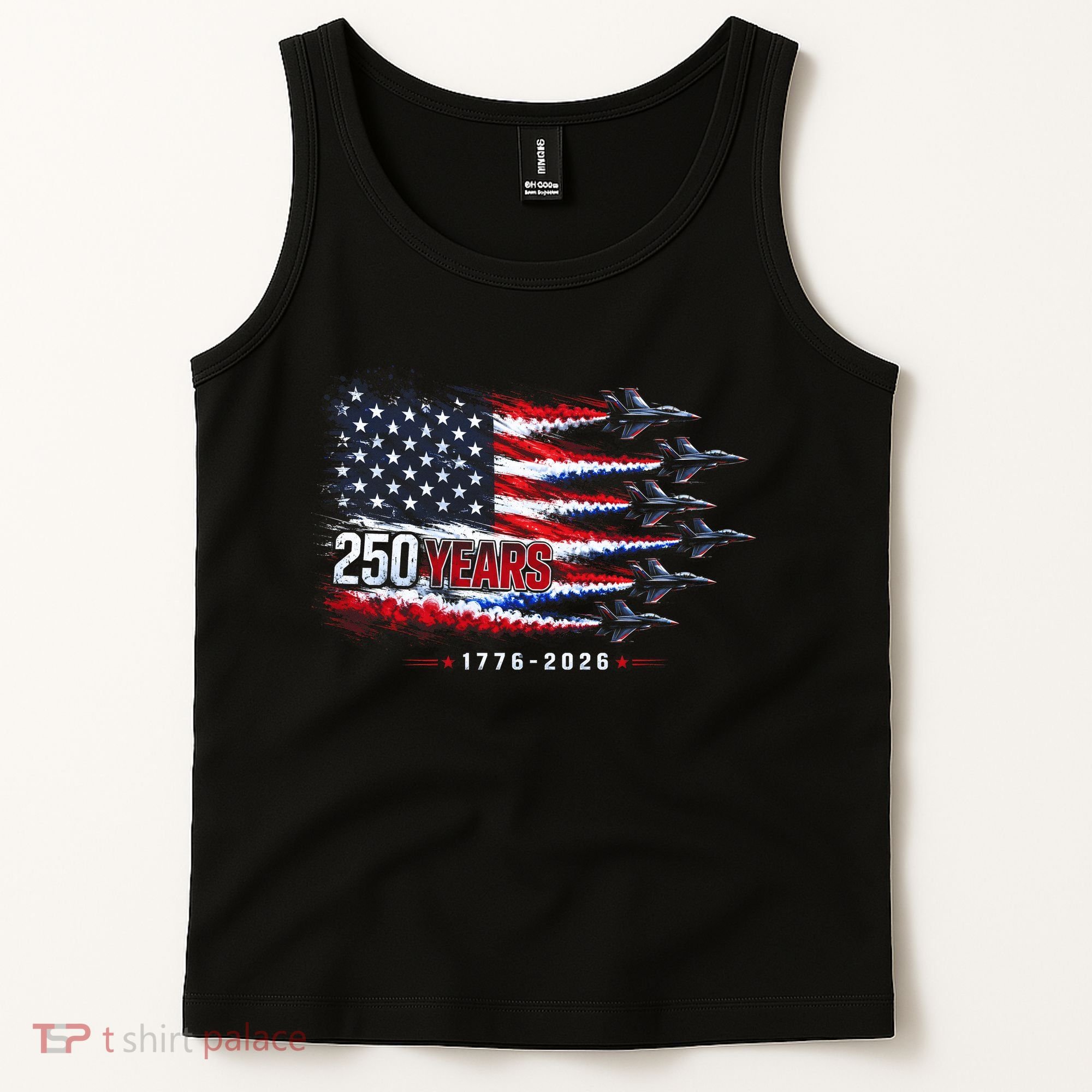 Air Force 250 Years USA Flag 250th Anniversary  Tank Top