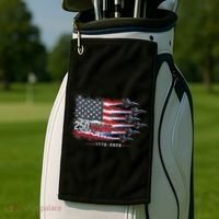 Air Force 250 Years USA Flag 250th Anniversary  Golf Towel thumb 2