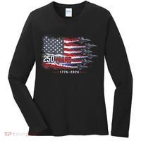 Air Force 250 Years USA Flag 250th Anniversary  Women's Long Sleeve Shirt thumb 0