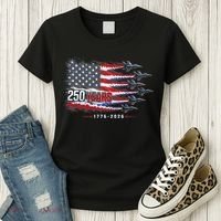 Air Force 250 Years USA Flag 250th Anniversary  Women's T-Shirt thumb 3