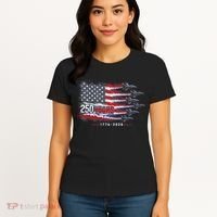 Air Force 250 Years USA Flag 250th Anniversary  Women's T-Shirt thumb 4