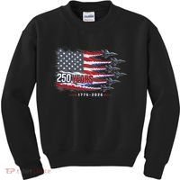 Air Force 250 Years USA Flag 250th Anniversary  Kids Sweatshirt thumb 0
