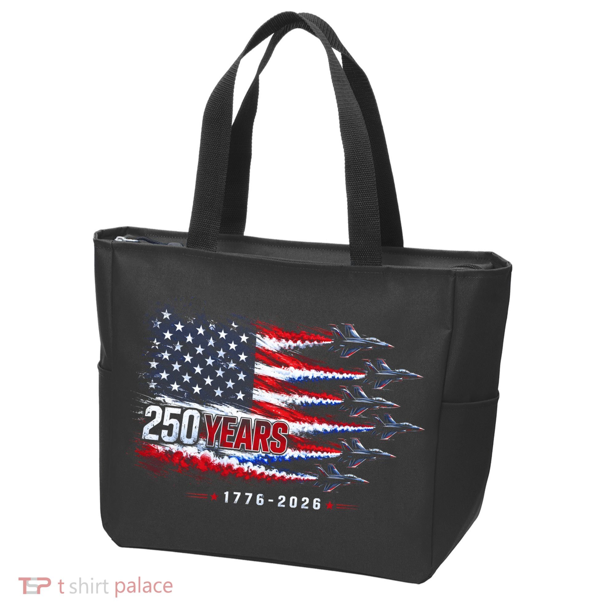 Air Force 250 Years USA Flag 250th Anniversary  Tote Bag