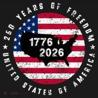 American Freedom 250th Anniversary 1776-2026 Ornament thumb 1