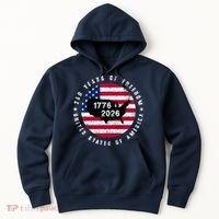 American Freedom 250th Anniversary 1776-2026 Hoodie thumb 0