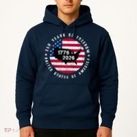 American Freedom 250th Anniversary 1776-2026 Hoodie thumb 2